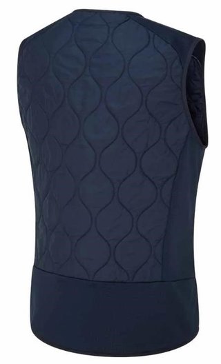 Ping Seren insulated collarless damska kamizelka, granatowa