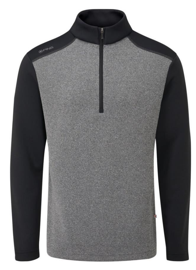 Ping Ramsey męska bluza, black marl/blac