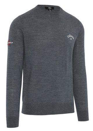 Callaway Crew Neck Merino Mix męski sweter, szary