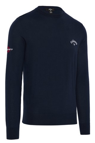 Callaway Crew Neck Merino Mix męski sweter, granatowy