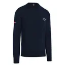 Callaway Crew Neck Merino Mix męski sweter, granatowy