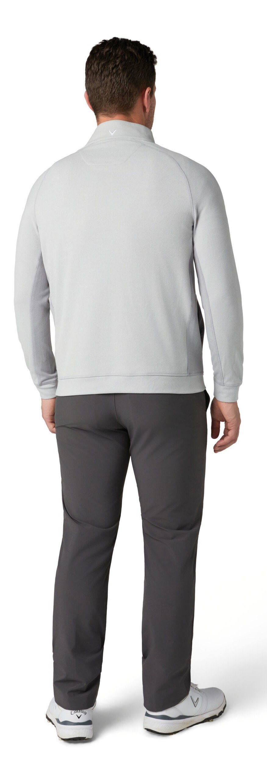 Callaway Brushed Rib 1/4 Zip męska bluza, concrete