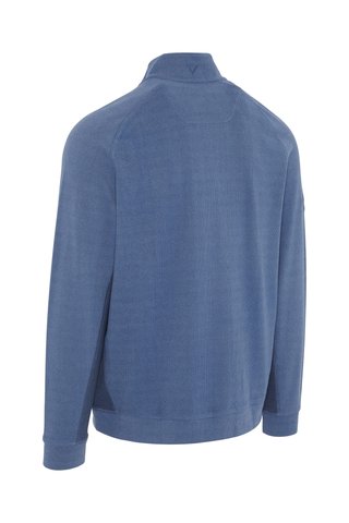 Callaway Brushed Rib 1/4 Zip męska bluza, niebieska