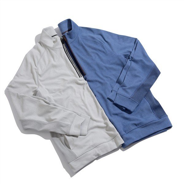Callaway Brushed Rib 1/4 Zip męska bluza, niebieska