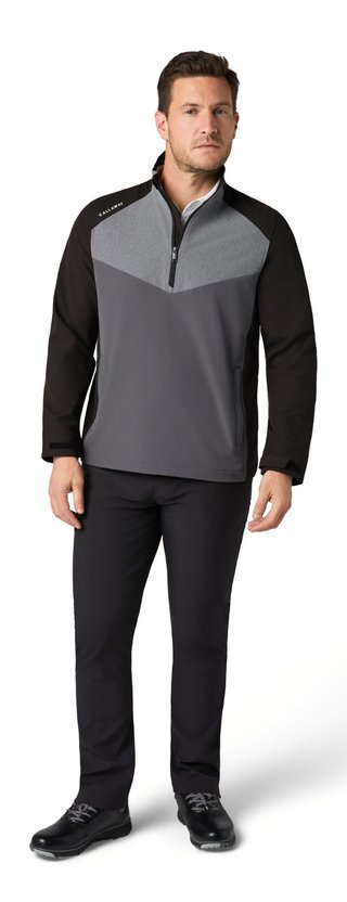 Callaway 1/2 Zip Wind męska kurtka, caviar