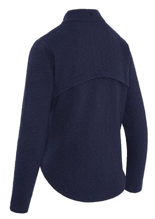 Callaway 1/2 Zip Quilted Knit bluza damska, granatowa