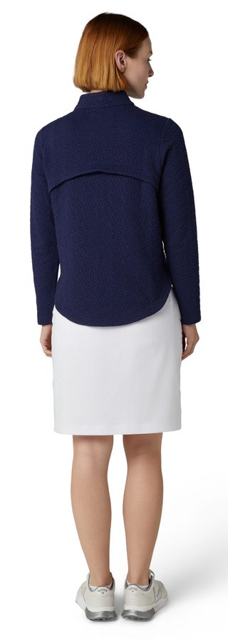 Callaway 1/2 Zip Quilted Knit bluza damska, granatowa