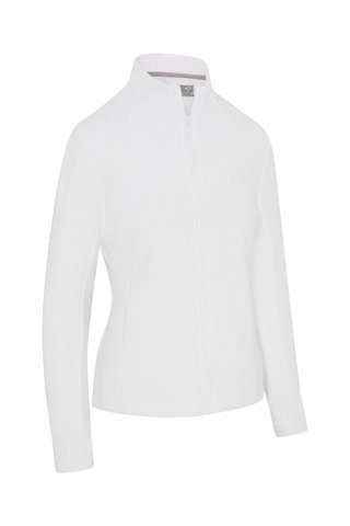 Callaway Stretch Waffle Knit Fleece damska kurtka, biała