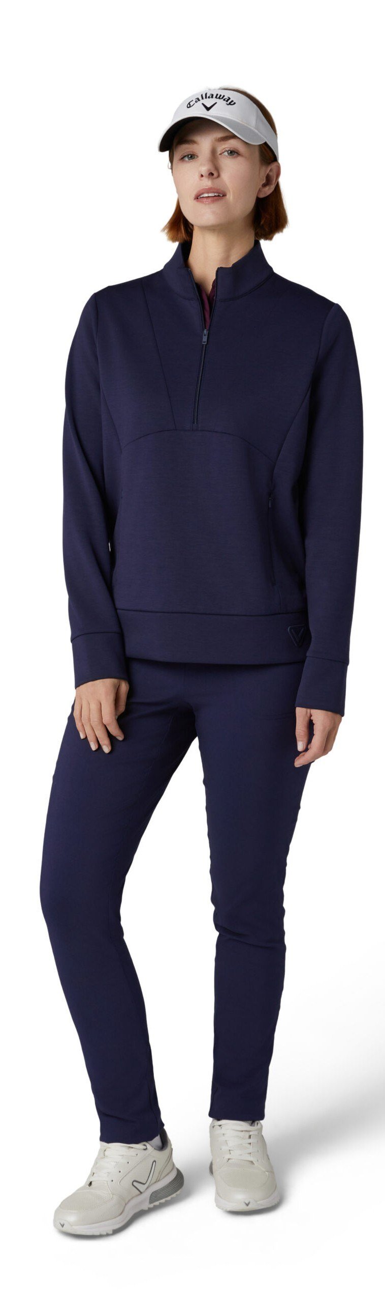 Callaway 1/2 Zip Soft Touch bluza damska, granatowa