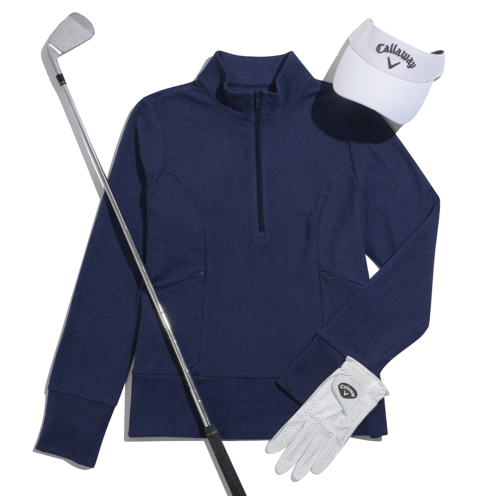 Callaway 1/2 Zip Soft Touch bluza damska, granatowa
