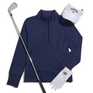 Callaway 1/2 Zip Soft Touch bluza damska, granatowa