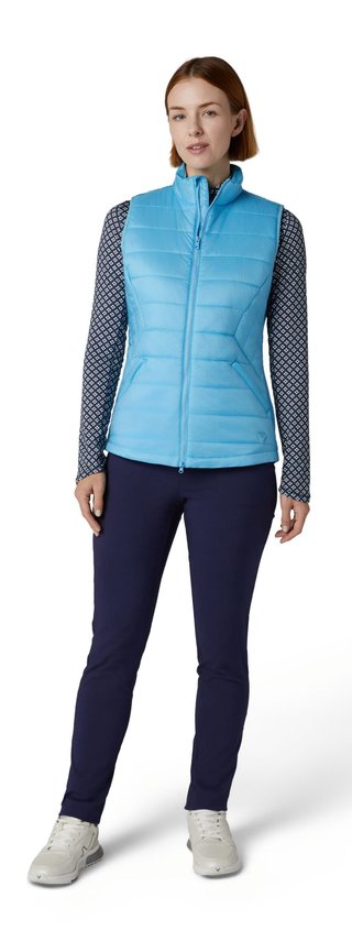 Callaway Quilted Puffer damska kamizelka, niebieska