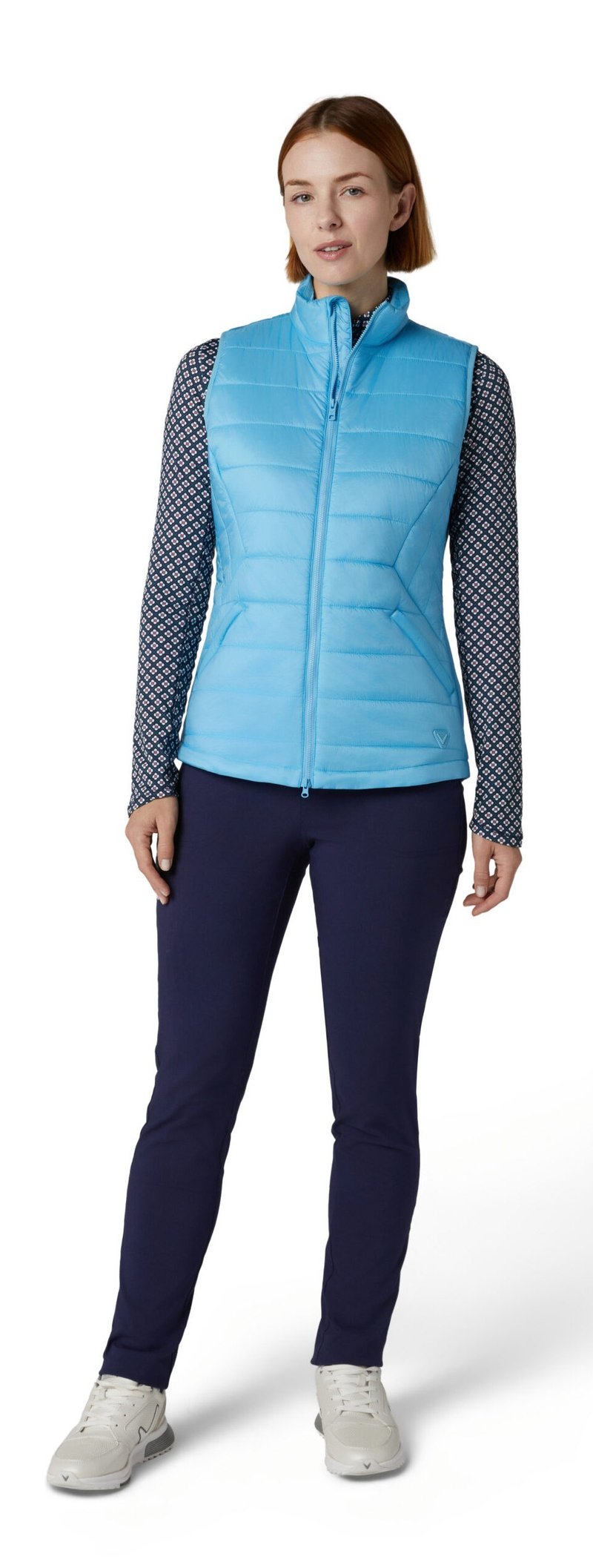 Callaway Quilted Puffer damska kamizelka, niebieska