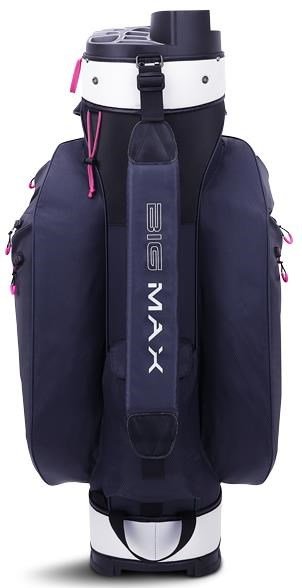 Big Max Dri Lite Silencio 2 Organizer cart bag, steel blue/srebrny/fuchsia