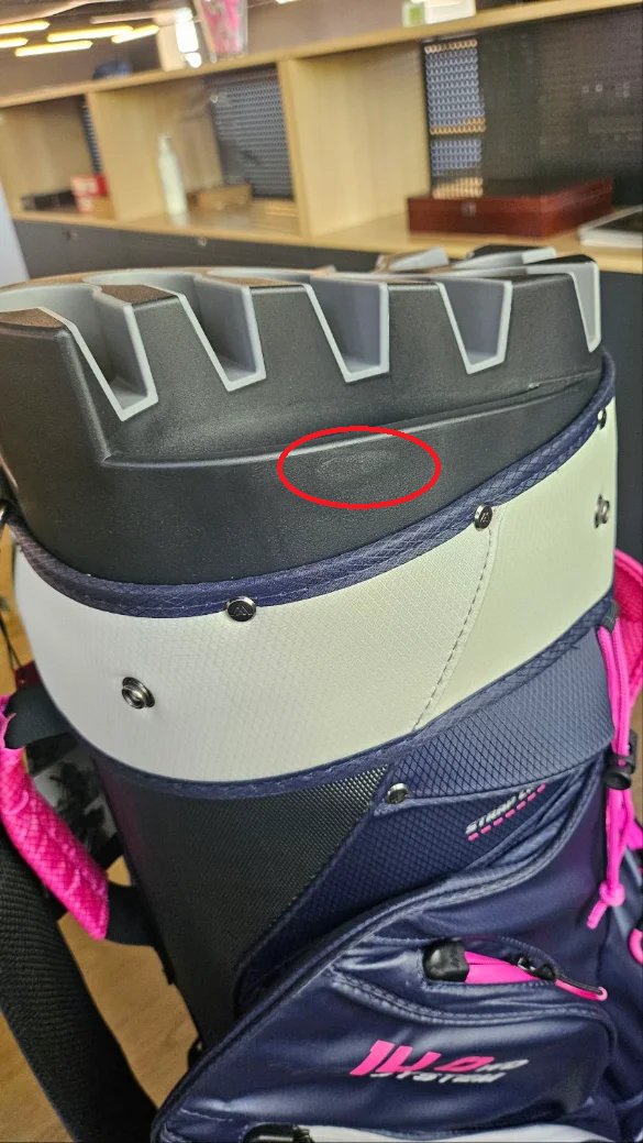 Big Max Dri Lite Silencio 2 Organizer cart bag, steel blue/srebrny/fuchsia