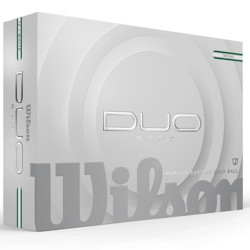 Wilson Duo Soft TRK360 piłki golfowe, biało/zielone