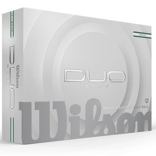Wilson Duo Soft TRK360 piłki golfowe, biało/zielone