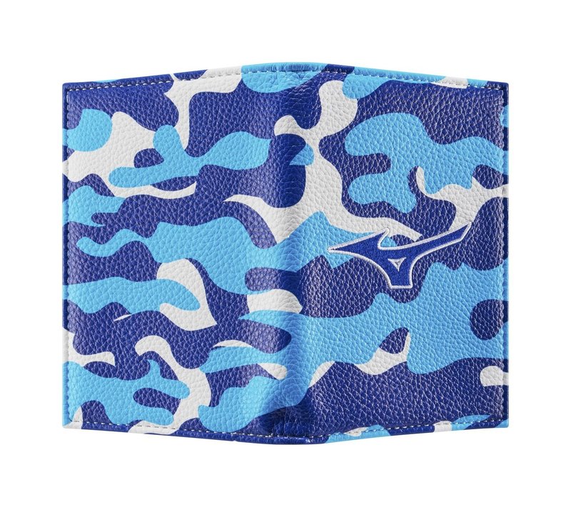 Mizuno Scorecard holder uchwyt na kartę wyników, niebieski camo