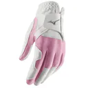 Mizuno Stretch damska rękawiczka golfowa, biało/różowa