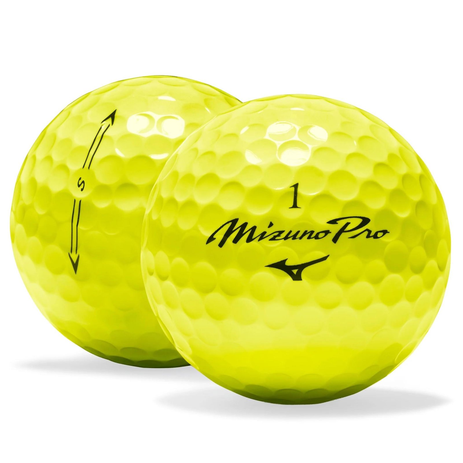 Mizuno Pro S piłki golfowe, żółte