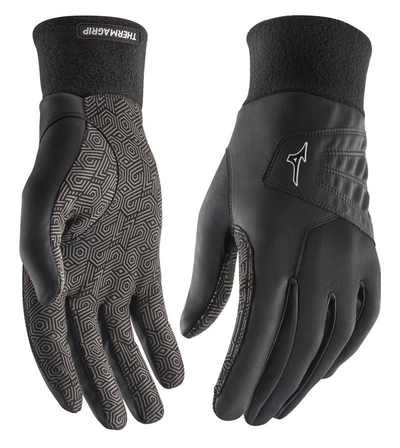 Mizuno Thermagrip męskie rękawiczki golfowe, czarne