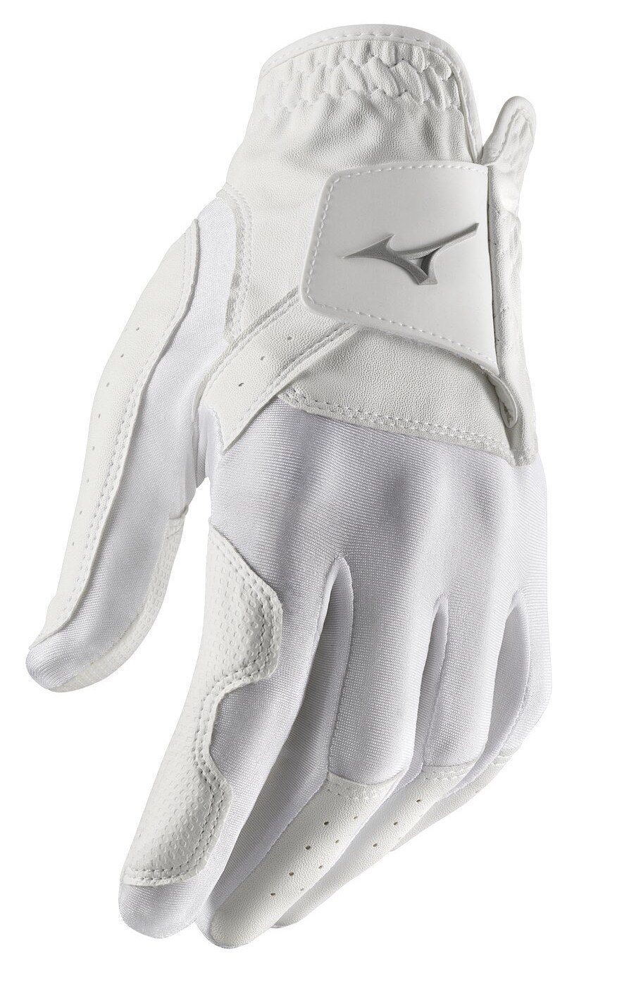 Mizuno Stretch męska rękawiczka golfowa, biała