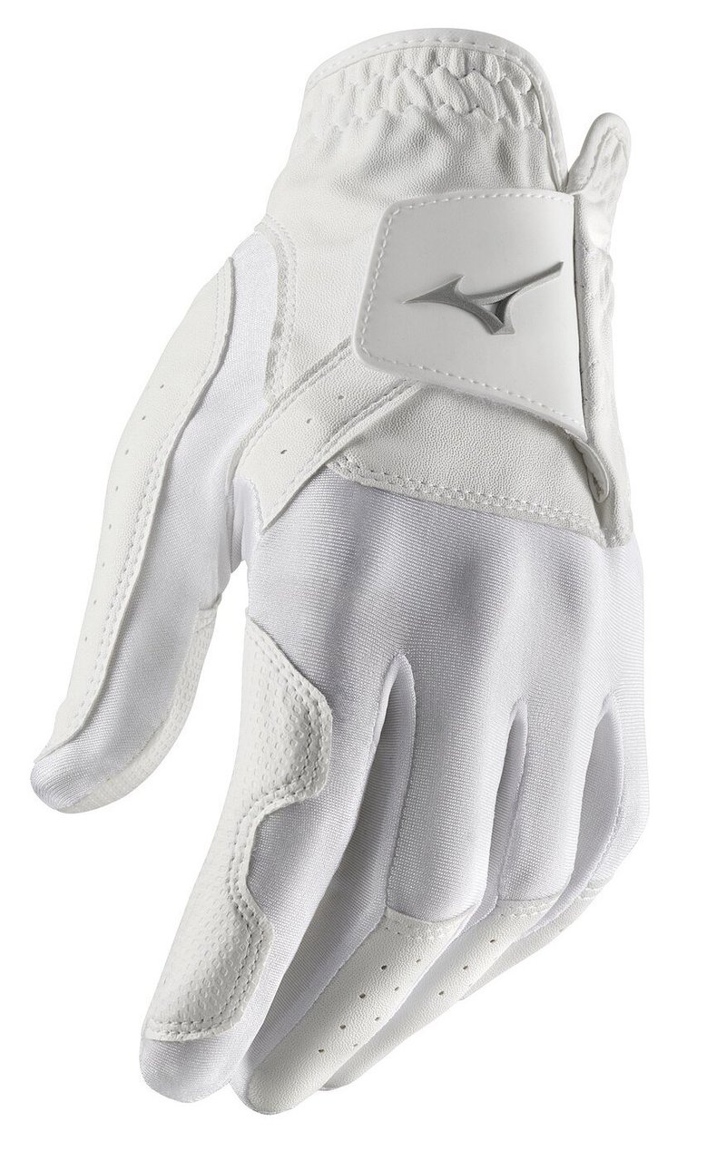 Mizuno Stretch męska rękawiczka golfowa, biała
