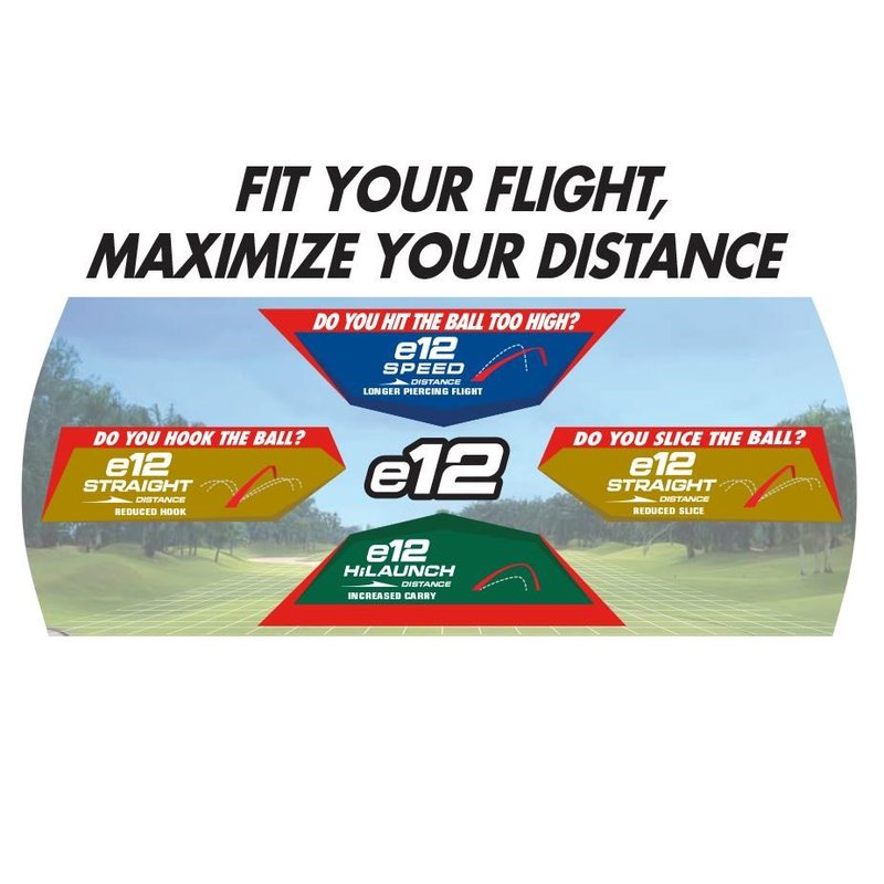 Bridgestone e12 Speed MindSet piłki golfowe
