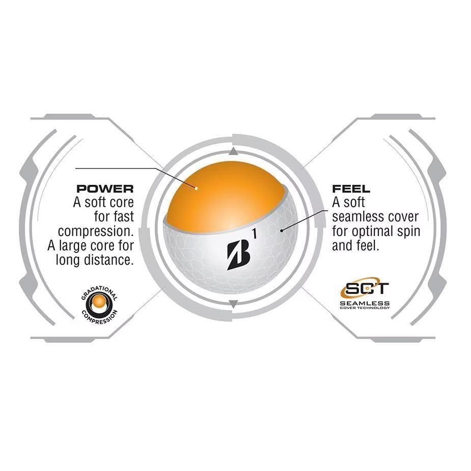 Bridgestone e6 Soft piłki golfowe