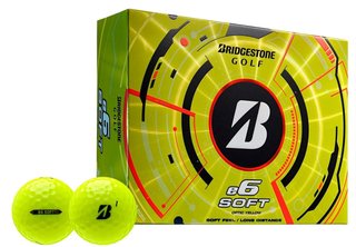 Bridgestone e6 Soft piłki golfowe, żółte