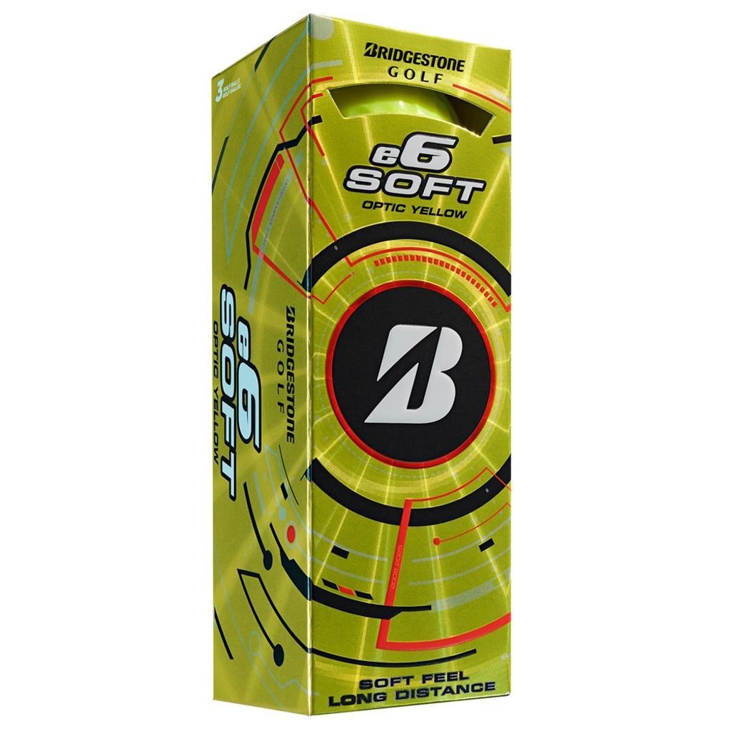 Bridgestone e6 Soft piłki golfowe, żółte