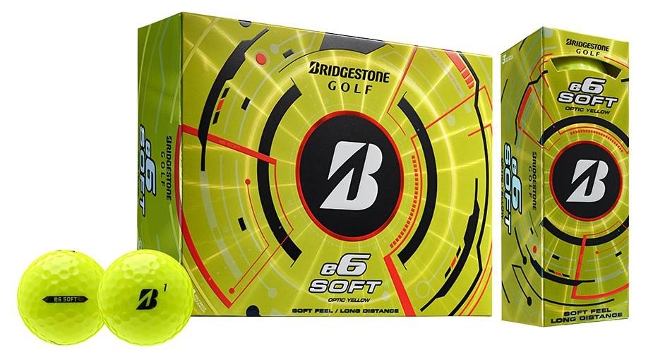 Bridgestone e6 Soft piłki golfowe, żółte