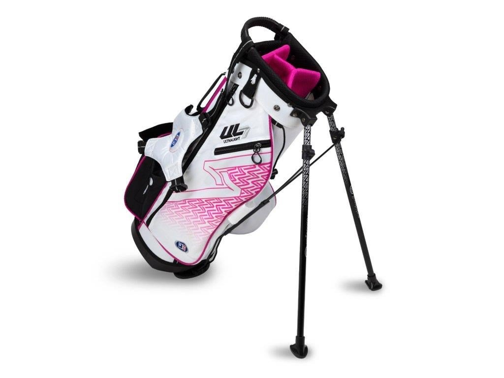 U.S. Kids Golf UL7-48 (122cm) W20 stand bag dla dzieci 24.5", biało/różowy