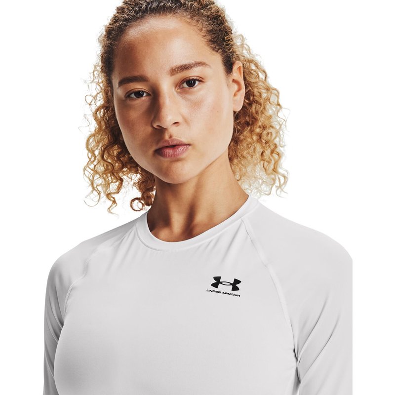 Under Armour HeatGear Compression top damski, biały