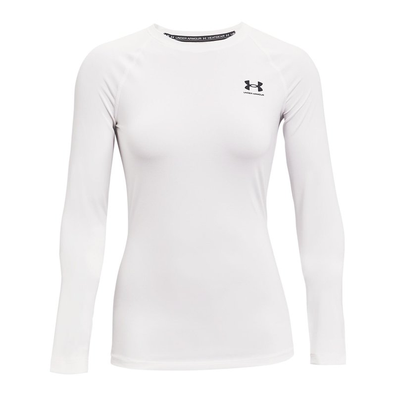 Under Armour HeatGear Compression top damski, biały