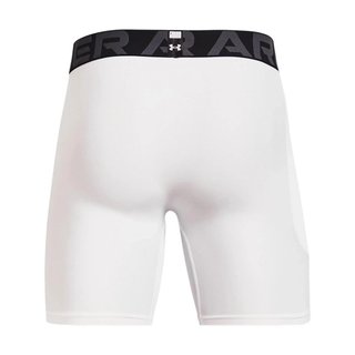 Under Armour HeatGear Shorts męskie bokserki kompresyjne, białe