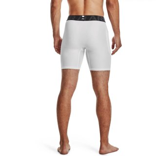 Under Armour HeatGear Shorts męskie bokserki kompresyjne, białe