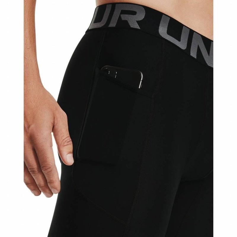 Under Armour HeatGear Shorts męskie bokserki kompresyjne, białe, 1 sztuka