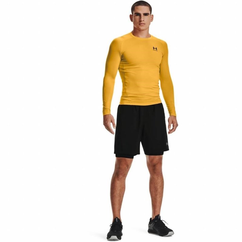 Under Armour HeatGear Shorts męskie bokserki kompresyjne, białe, 1 sztuka