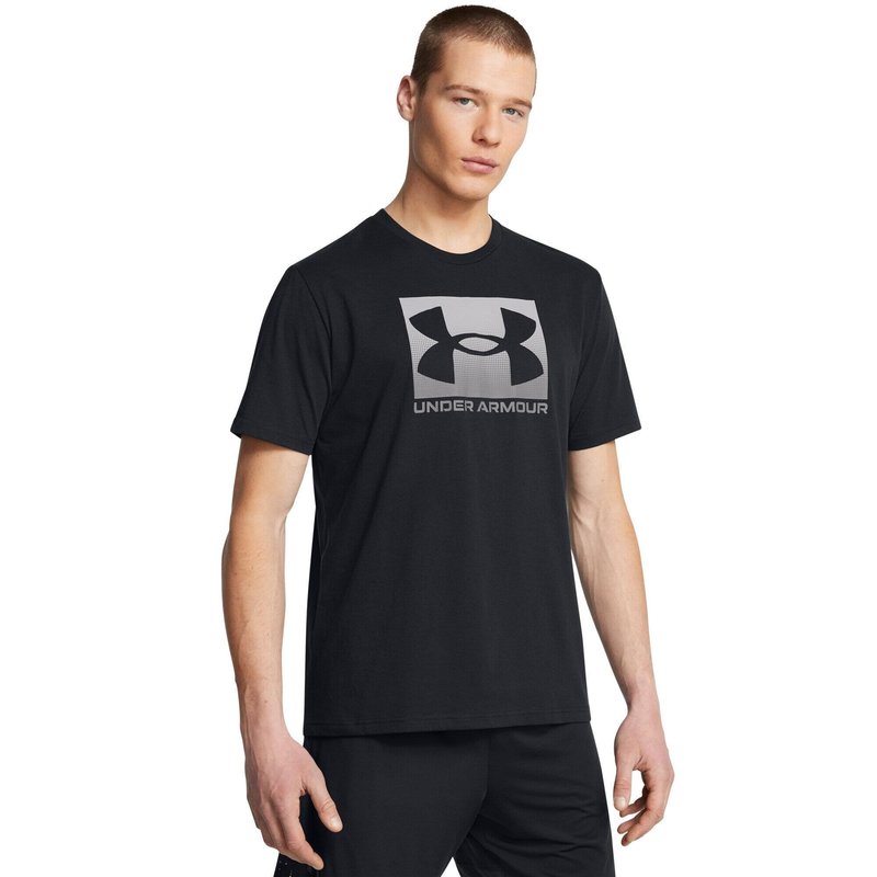 Under Armour Boxed męski T-shirt, czarny