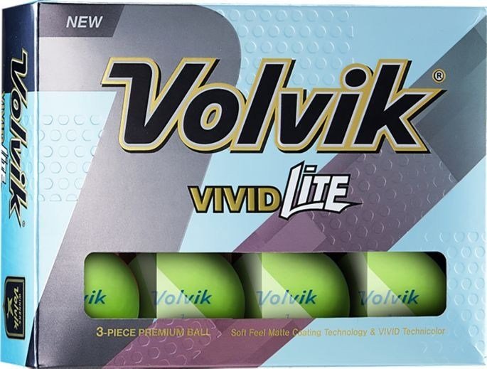 Volvik VIVID LITE piłki golfowe, zielone