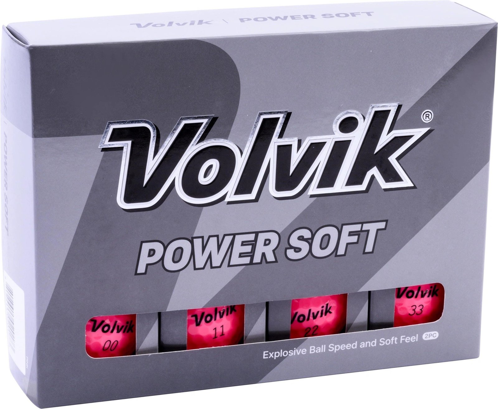 Volvik Power Soft piłki golfowe, różowe