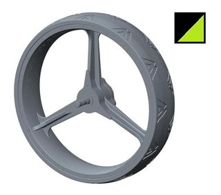 Big Max REAR Wheel tylne koło zapasowe czarno/zielony, 1 szt.