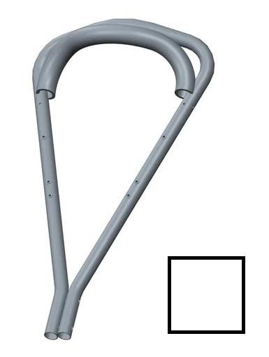 Big Max zapasowa rączka do wózka Autofold FF / Ti Two / Autofold X / Ti One, biała