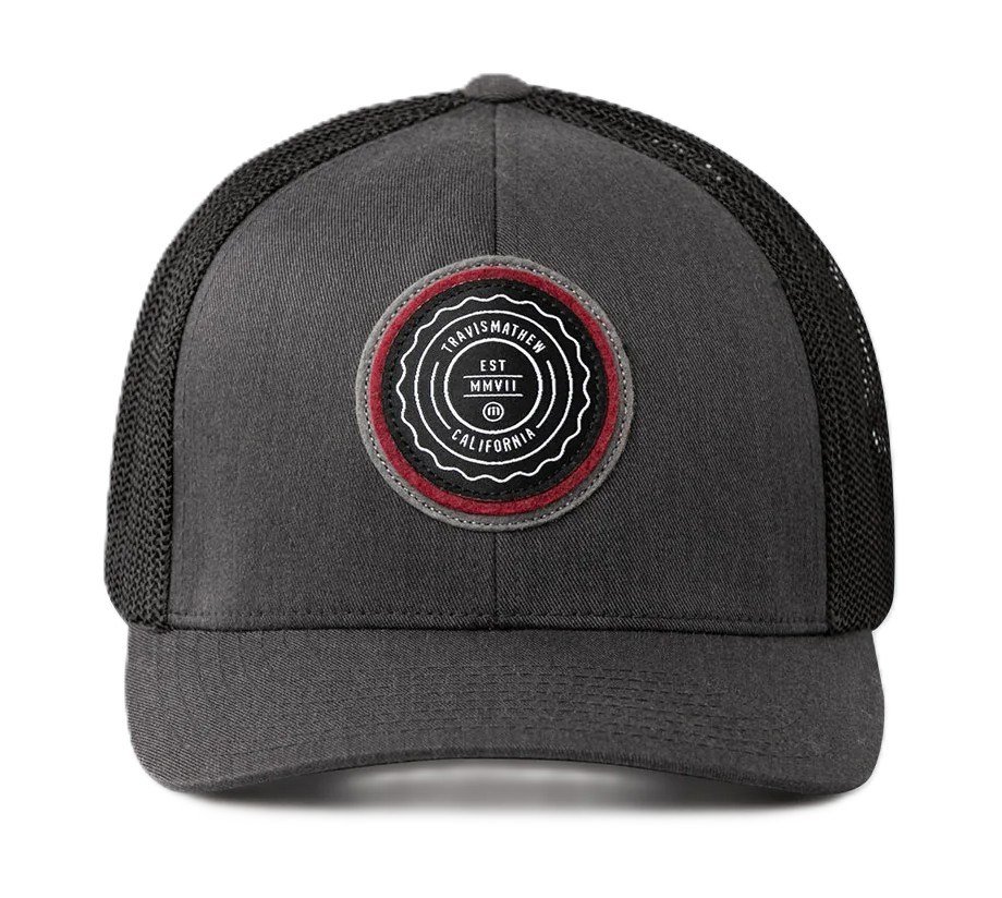 Travis Mathew The Patch męska czapka z daszkiem, szara