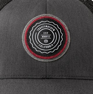 Travis Mathew The Patch męska czapka z daszkiem, szara