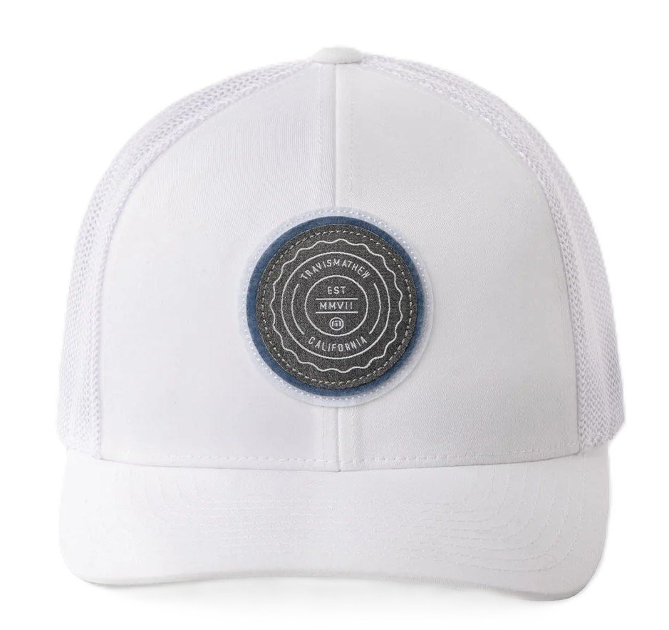 Travis Mathew The Patch męska czapka z daszkiem, biała
