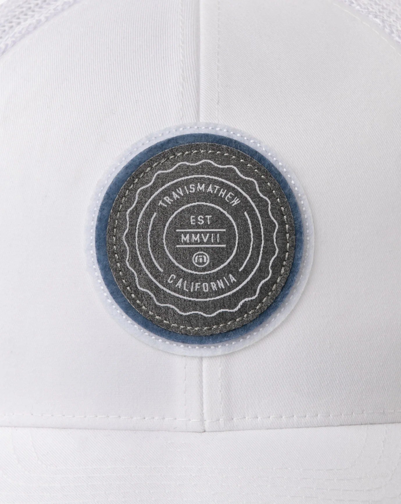 Travis Mathew The Patch męska czapka z daszkiem, biała