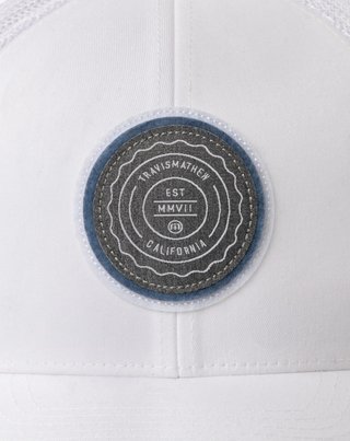 Travis Mathew The Patch męska czapka z daszkiem, biała