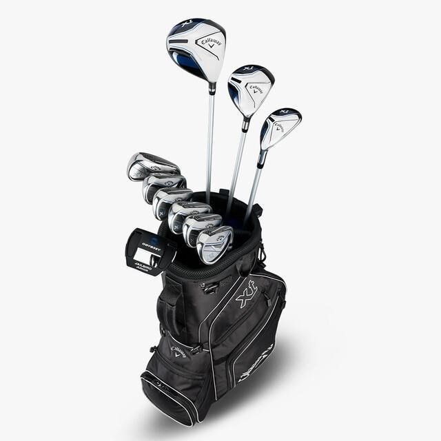 Callaway XT 11PC Black golfowy zestaw dziecięcy, 147-175cm, lewy